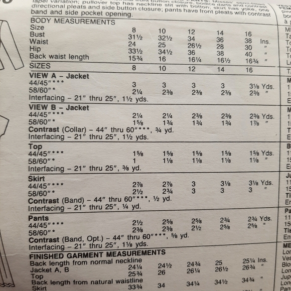 VTG McCALL'S PATTERN 4730 - Picture 5 of 7